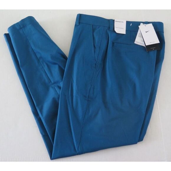 Nike DA4089 404 Men's Sz 34x32 Marina Blue Dri-Fit UV Golf Chino Pants $85 - Picture 3 of 9